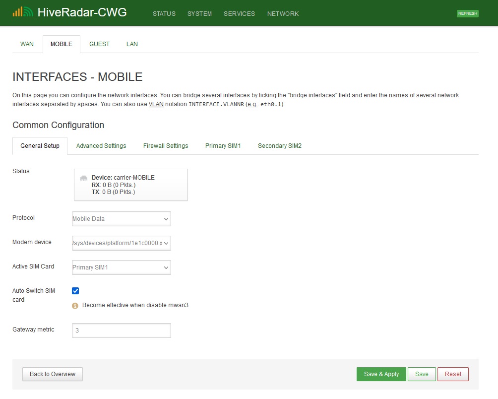 Auto Switch SIM Card Option!